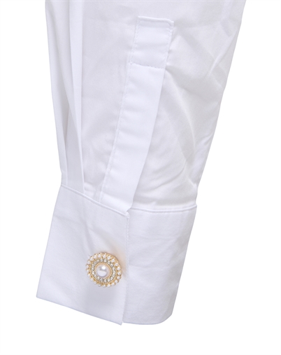 Only - ONLAvery Button Covers Accesories - Gold Colour/Pearls